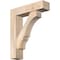 Ekena Millwork Balboa Block Smooth Bracket w/ Offset Brace, Douglas Fir, 7 1/2"W x 30"D x 36"H BKT0806X30X36BOA05SDF - alternate 1